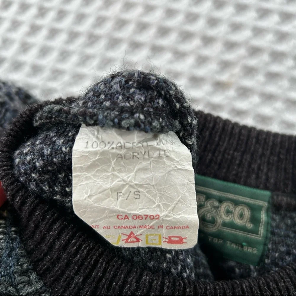 Vintage Eclectic Grandpa Sweater Dad Crewneck Pullover Preppy Academia Fall - Picture 5 of 7